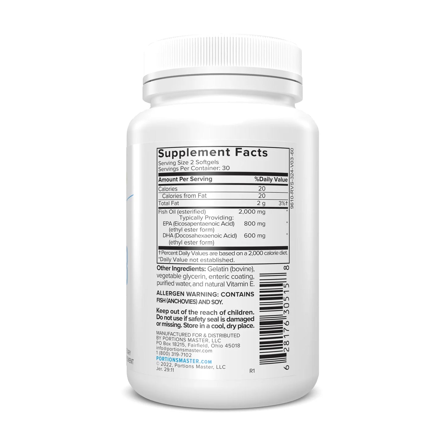 Omega 3 Fish Oil - Heart, Brain, & Eye Health